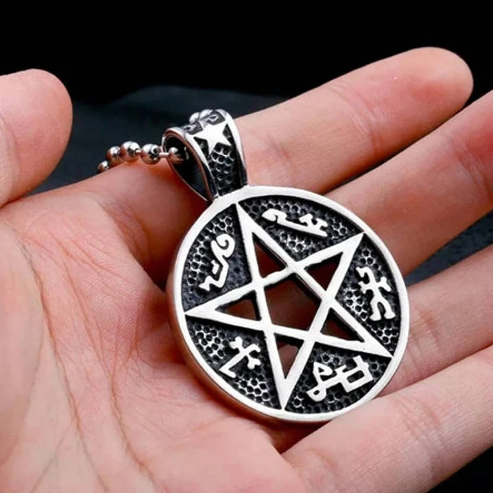 Collar Pentagrama, Acero Inoxidable, Unisex 2