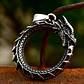Collar Vikingo Dragón, Acero Inoxidable, Unisex - Miniatura 2