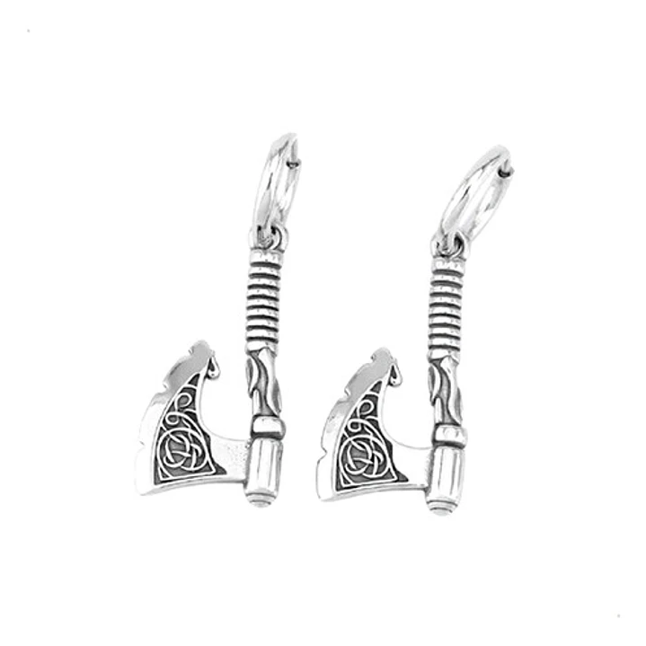 Aros Hacha Vikinga, Acero Inoxidable, Unisex 1