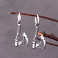 Aros Hacha Vikinga, Acero Inoxidable, Unisex - Miniatura 2