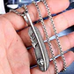 Collar Big Feather, Acero Inoxidable, Hombre - Miniatura 2