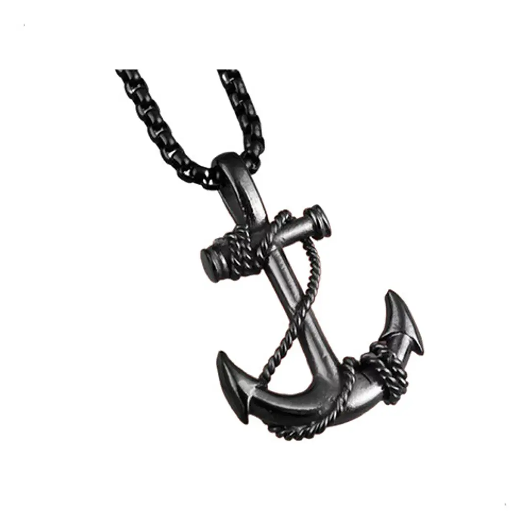Collar Ancla, Acero Inoxidable, Hombre 1