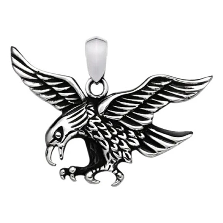 Collar Big Eagle, Acero Inoxidable, Hombre 1