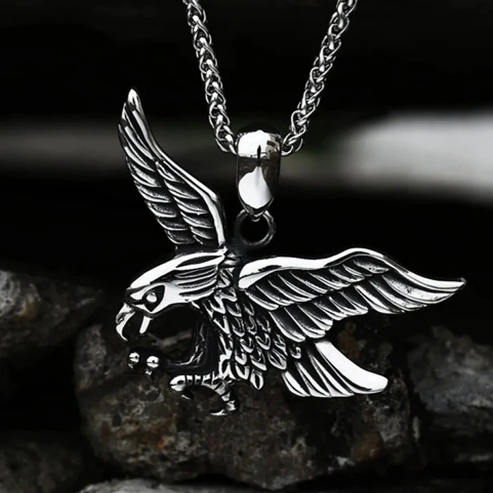 Collar Big Eagle, Acero Inoxidable, Hombre 2
