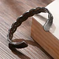 Brazalete Trenzado, Acero Inoxidable Estilo Vintage, Hombre - Miniatura 3