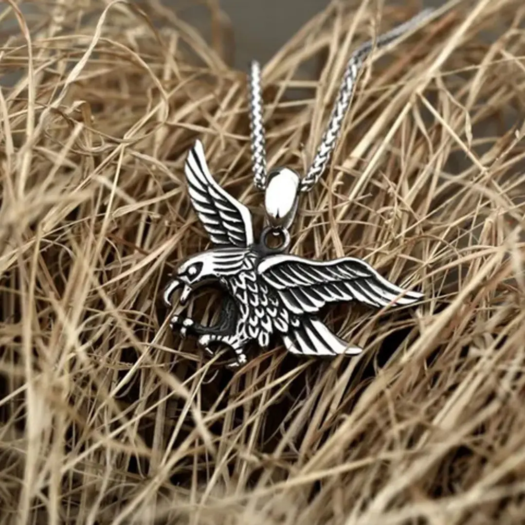 Collar Big Eagle, Acero Inoxidable, Hombre 5