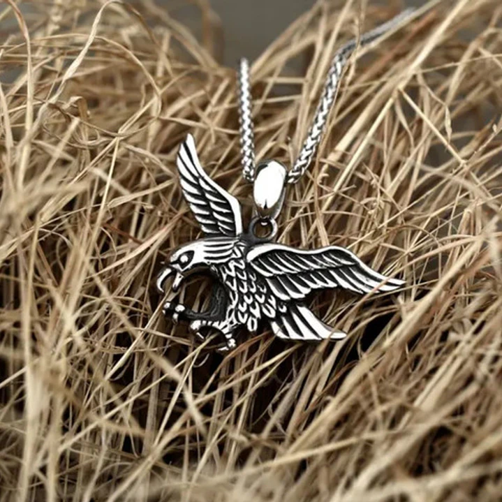 Collar Big Eagle, Acero Inoxidable, Hombre 5