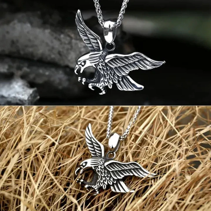 Collar Big Eagle, Acero Inoxidable, Hombre 6
