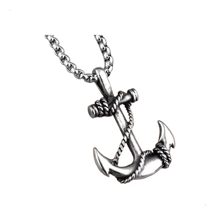 Collar Ancla, Acero Inoxidable, Hombre 6