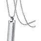 Collar Our Father And Cross, Acero Inoxidable, Hombre - Miniatura 4