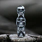 Collar Calaveras San Saru, Acero Inoxidable, Hombre - Miniatura 2
