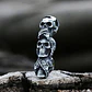 Collar Calaveras San Saru, Acero Inoxidable, Hombre - Miniatura 3