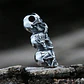 Collar Calaveras San Saru, Acero Inoxidable, Hombre - Miniatura 4