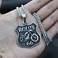 Collar Route 66, Acero Inoxidable, Hombre - Miniatura 3