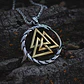 Medallón Vikingo Dragón-valknut, Acero Inoxidable - Miniatura 5