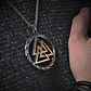 Medallón Vikingo Dragón-valknut, Acero Inoxidable - Miniatura 7