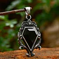 Collar Gótico Black Diamond, Acero Inoxidable, Mujer - Miniatura 3