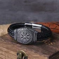 Pulsera Vikinga Vegvísir, Cuero Vegano Y Cierre Magnético - Miniatura 4
