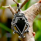 Collar Gótico Black Diamond, Acero Inoxidable, Mujer - Miniatura 4