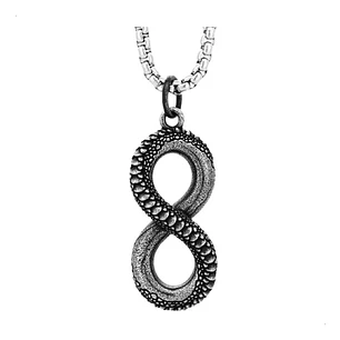 Collar Infinite Dragon Tail, Acero Inoxidable, Unisex