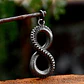 Collar Infinite Dragon Tail, Acero Inoxidable, Unisex - Miniatura 3