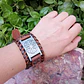Pulsera Vikinga Kolovrat, Cuero Vegano Negro O Café - Miniatura 4