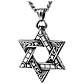 Collar Estrella De David Maciza, Acero Inoxidable, Hombre - Miniatura 1