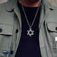 Collar Estrella De David Maciza, Acero Inoxidable, Hombre - Miniatura 3