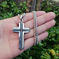 Collar Rustic Cross, Acero Inoxidable, Hombre - Miniatura 3