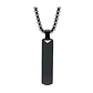 Collar Minimalist Flat Rectangle, Acero Inoxidable, Hombre - Miniatura 12