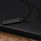 Collar Minimalist Flat Rectangle, Acero Inoxidable, Hombre - Miniatura 15