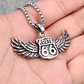 Collar Route 66 Wings, Acero Inoxidable, Hombre - Miniatura 5