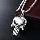 Collar The Punisher, Acero Inoxidable Macizo, Hombre - Miniatura 2