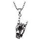 Collar Rock Hand, Acero Inoxidable, Hombre - Miniatura 1