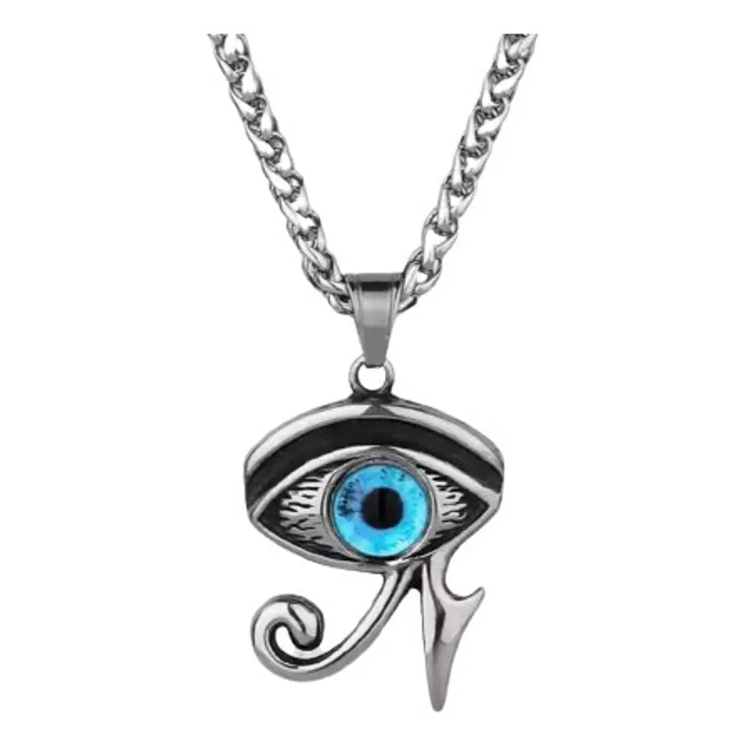Collar Ojo De Horus, Acero Inoxidable, Unisex 1