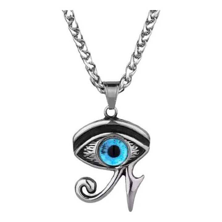 Collar Ojo De Horus, Acero Inoxidable, Unisex 1