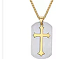 Collar Cruz Desmontable, Acero Inoxidable, Hombre - Miniatura 5