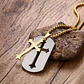 Collar Cruz Desmontable, Acero Inoxidable, Hombre - Miniatura 6