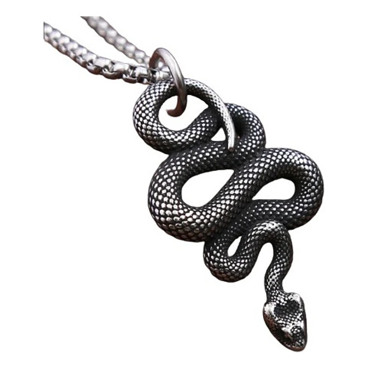 Collar Amazon Snake, Acero Inoxidable, Unisex 1