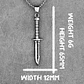 Collar Dagger, Acero Inoxidable, Hombre - Miniatura 6