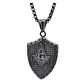 Collar Con Símbolo Masón, Acero Inoxidable, Hombre - Miniatura 9