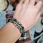 Conjunto Pulseras Piedras Naturales Y Lobos En Acero, Hombre - Miniatura 5