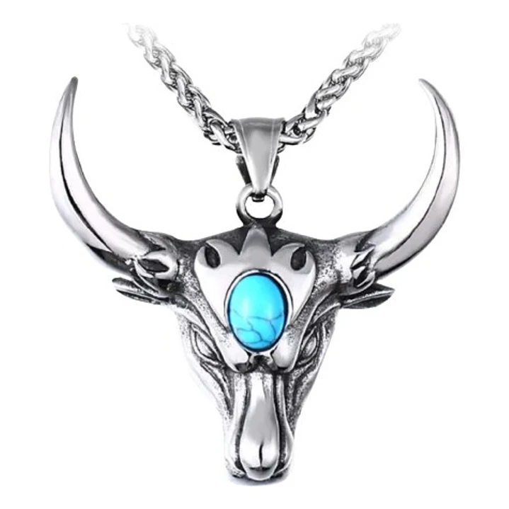 Collar Bull, Acero Inoxidable, Hombre 1