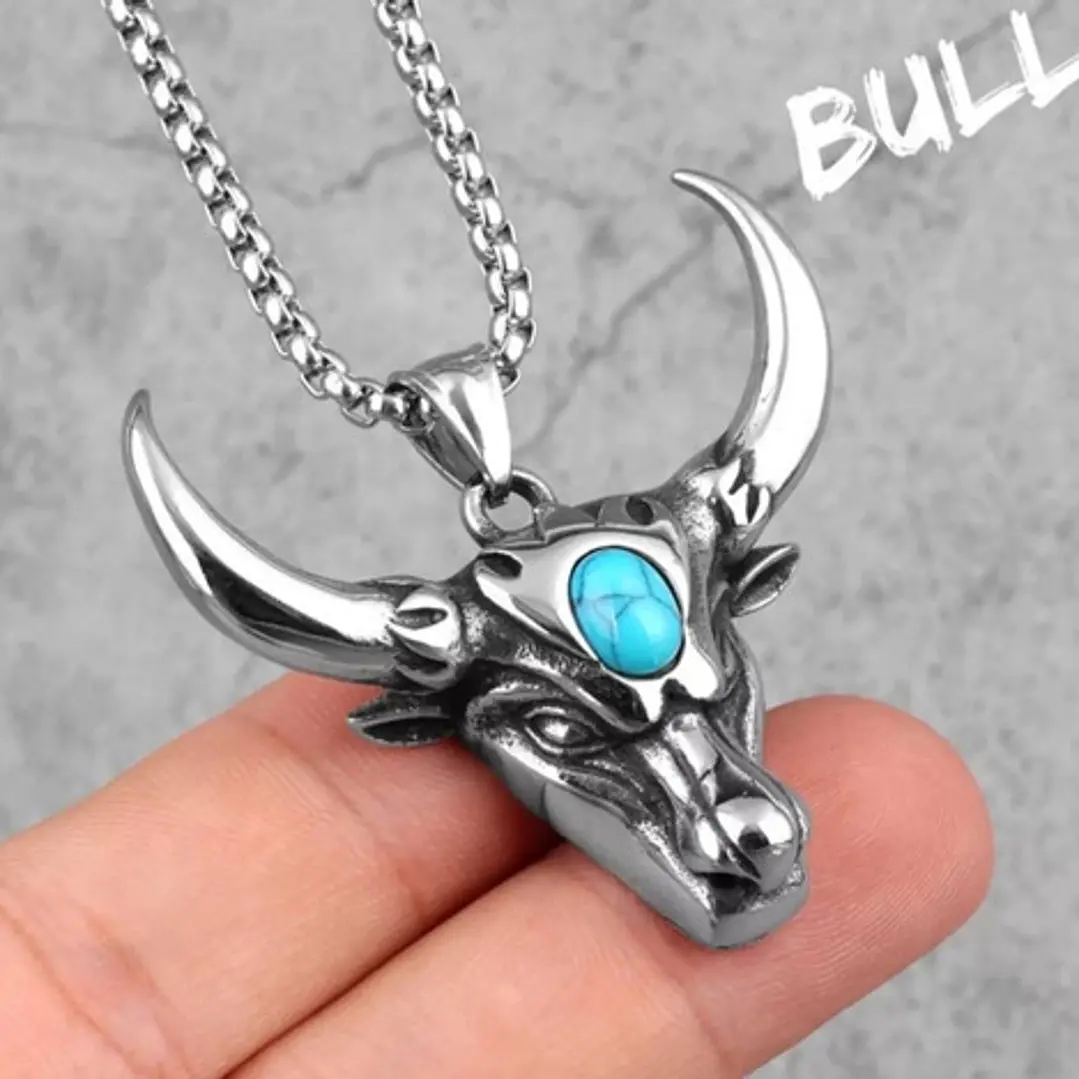 Collar Bull, Acero Inoxidable, Hombre 2