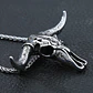 Collar Cráneo Animal, Acero Inoxidable, Hombre - Miniatura 4
