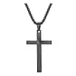 Collar Lines Cross, Acero Inoxidable, Hombre - Miniatura 1