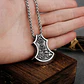 Collar Vikingo Hacha Maciza, Acero Inoxidable, Hombre - Miniatura 4