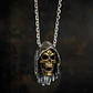 Collar Death Skull, Acero Inoxidable Macizo, Hombre - Miniatura 3
