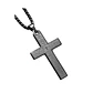 Collar Our Father Cross, Acero Inoxidable, Hombre - Miniatura 1