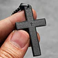 Collar Our Father Cross, Acero Inoxidable, Hombre - Miniatura 3